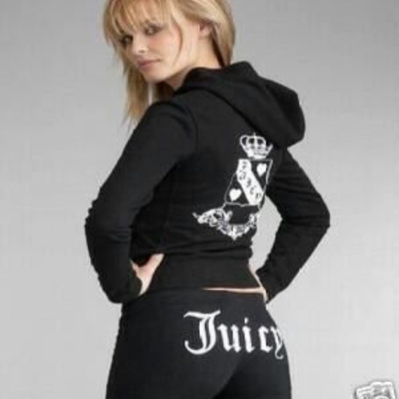 ISO: Vintage Juicy Couture "Royalty" Cotton/Fleece tracksuit with felt logo - Picture 2 of 2